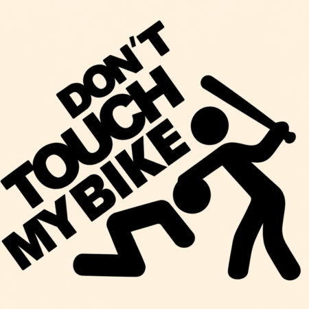 Nalepka - Don´t touch my bike