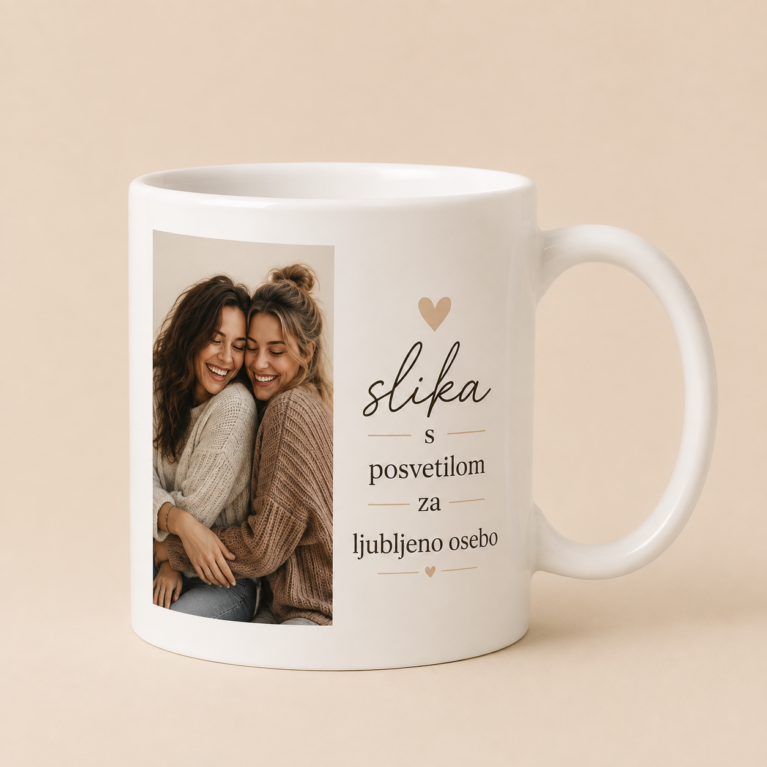 Skodelica - Slika s posvetilom