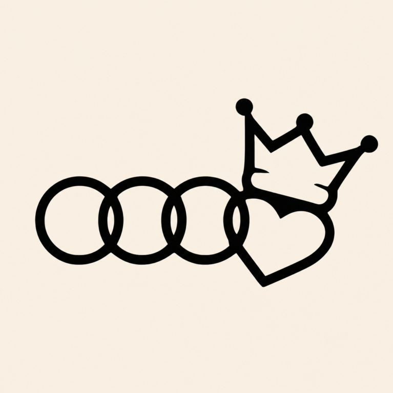 Nalepka -  " Audi Queen"