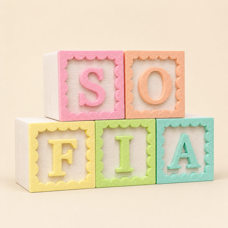 Personalizirane lesene kocke