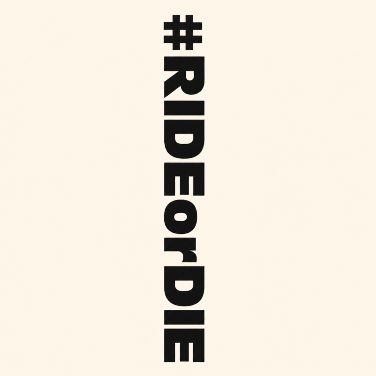 Nalepka - "RideorDie"